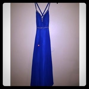 Blue maxi dress